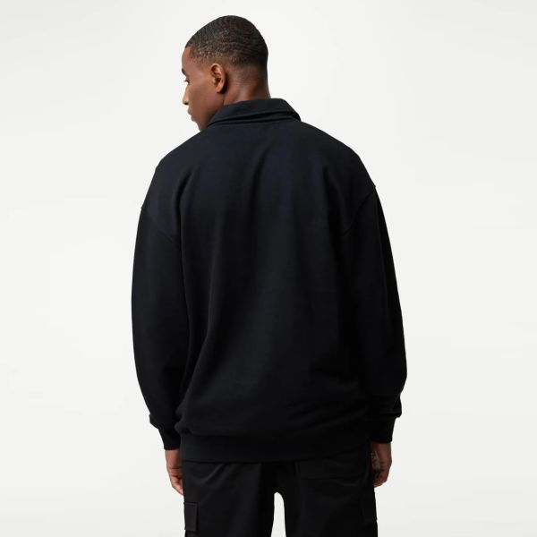 Genti Monogram Longsleeve Polo Zwart