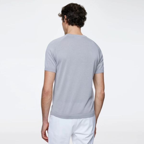 Gentiluomo Round Slim T-shirt Grijs