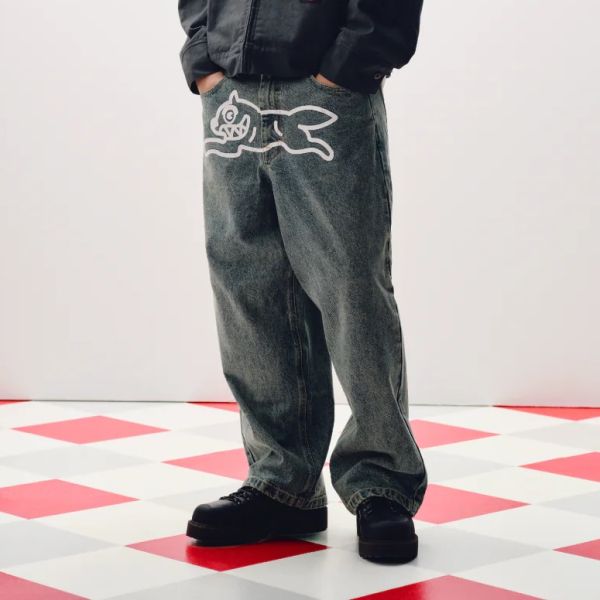 Icecream Running Dog Triple Scoop Jeans Blauw