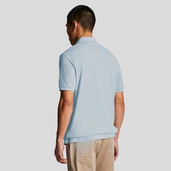 Lyle & Scott Milano Polo Licht Blauw