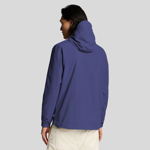 Lyle & Scott Zip Through Hooded Jack Donker Blauw