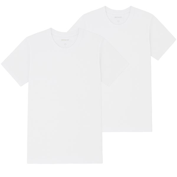 Mezaldy O-Neck T-shirt 2-Pack Wit