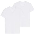 Mezaldy V-Neck T-shirt 2-Pack Wit