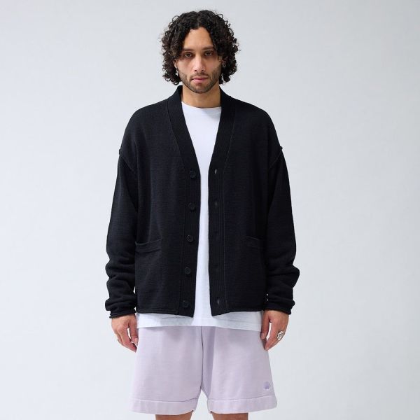 New Amsterdam Surf Association Knitted Cardigan Zwart