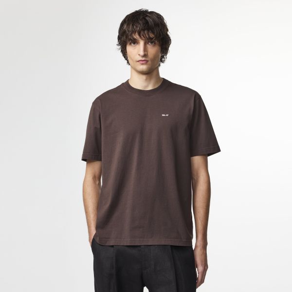 NN.07 Adam EMB T-shirt Bruin