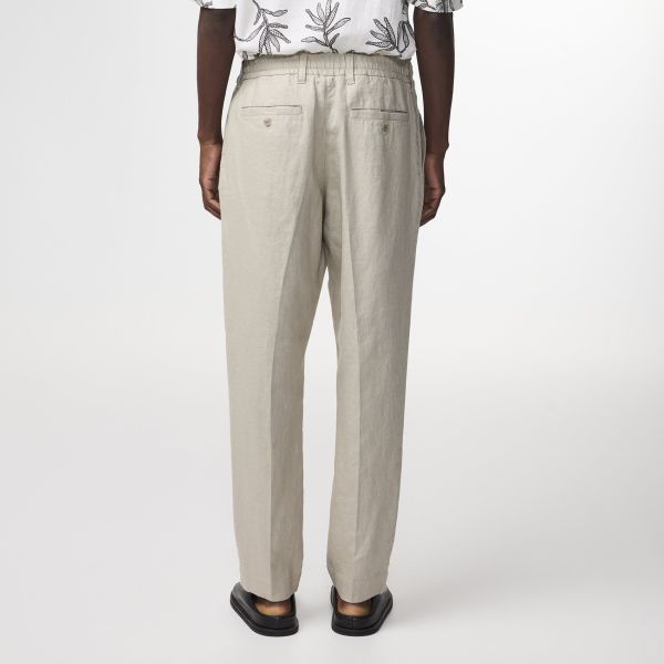 NN.07 Billie Linen Broek Beige