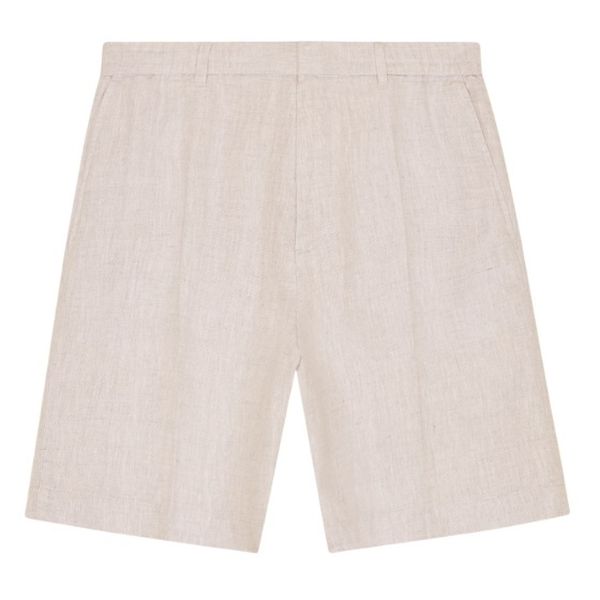 NN.07 Billie Linen Korte Broek Off White