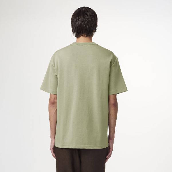 NN.07 Nat Logo T-shirt Licht Groen