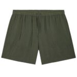 NN.07 Ryder Korte Broek Donker Groen