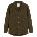 OAS Cuba Waffle Overhemd Donker Groen