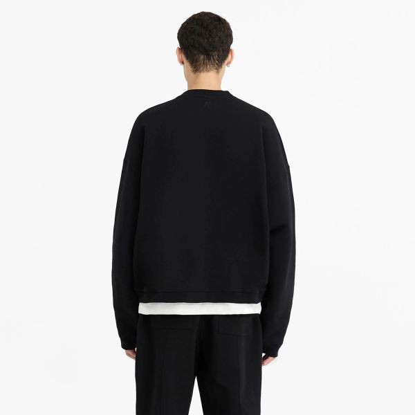 Represent Initial Boxy Sweater Zwart
