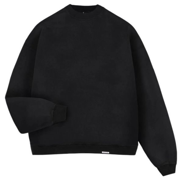 Represent Initial Boxy Sweater Zwart