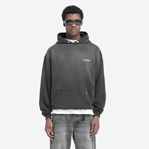 Represent Owners Club Hoodie Aged Zwart