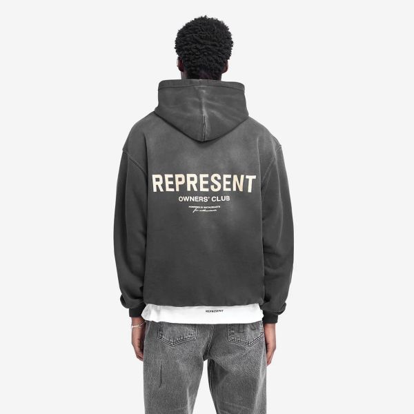 Represent Owners Club Hoodie Aged Zwart