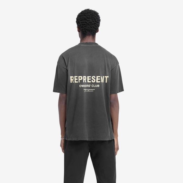 Represent Owners Club T-shirt Aged Zwart