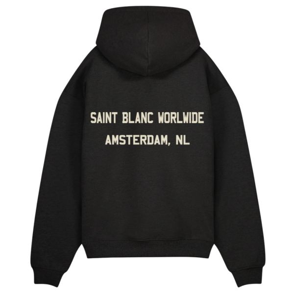 Saint Blanc Interlock Hoodie Zwart