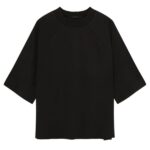 Seventh Raglan Box T-shirt Zwart