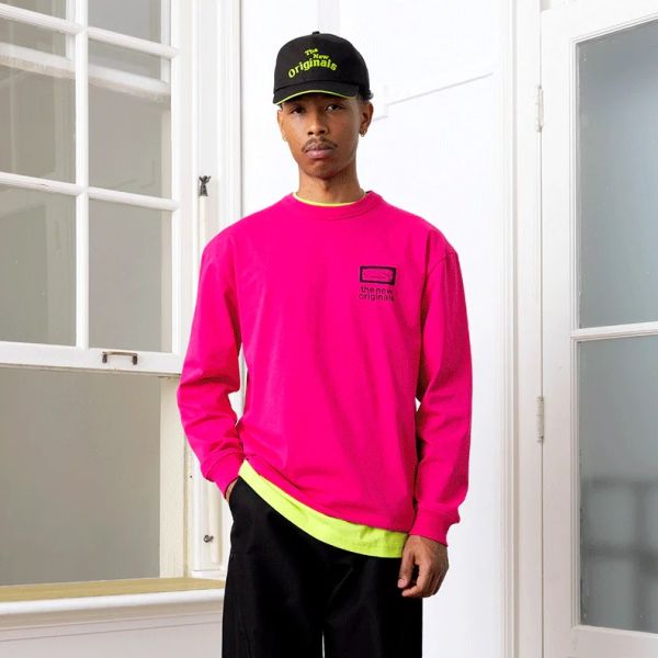 The New Originals Speaker Longsleeve T-shirt Roze