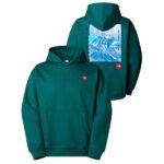 The North Face Axys Oversized Hoodie Donker Groen