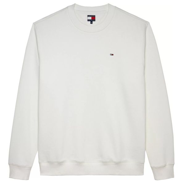 Tommy Jeans Flag Sweater Wit