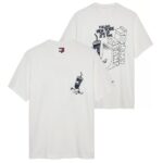 Tommy Jeans Relaxed Skater Back T-shirt Wit