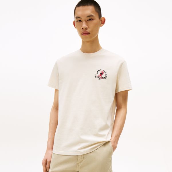 Tommy Jeans Small Motif T-shirt Off White
