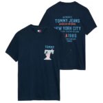 Tommy Jeans USA Script T-shirt Navy