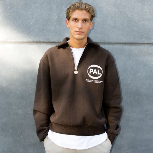 Pal Sporting Goods Company Half Zip sweater Bruin