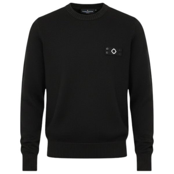 Ma.strum Montage Knit Sweater Zwart