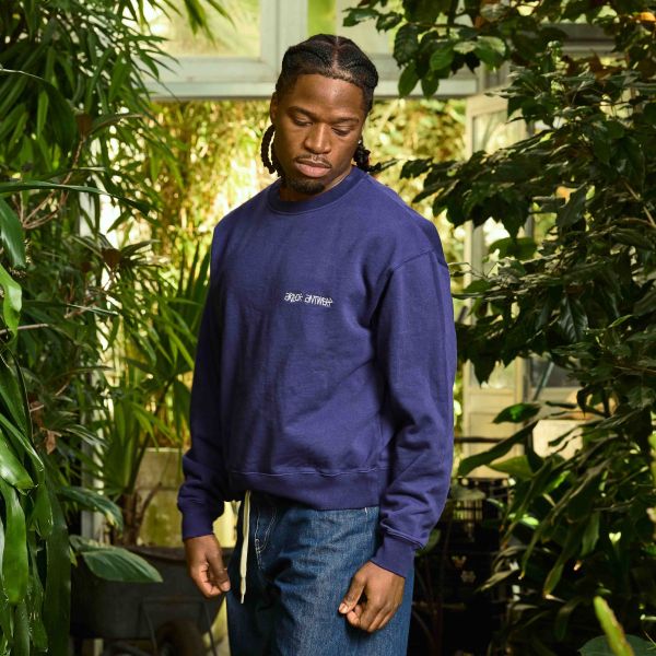 Arbor Antwerp Pink Blossoms Sweater Blauw