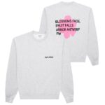 Arbor Antwerp Pink Blossoms Sweater Grijs