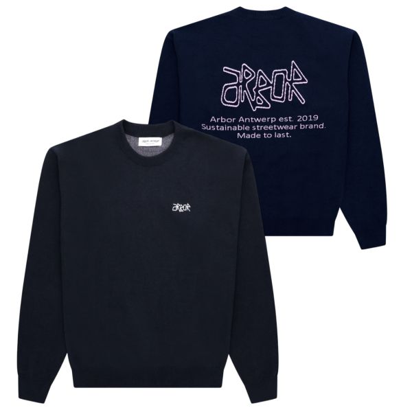 Arbor Antwerp Knit Sweater Navy