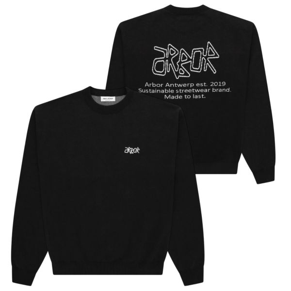 Arbor Antwerp Knit Sweater Zwart
