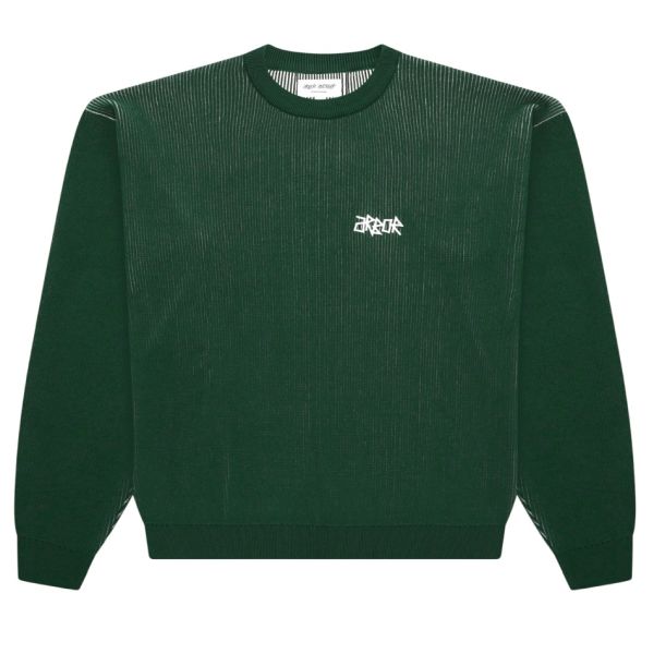 Arbor Antwerp Ribbed Flower Knit Sweater Groen
