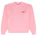 Arbor Antwerp Ribbed Knit Sweater Roze