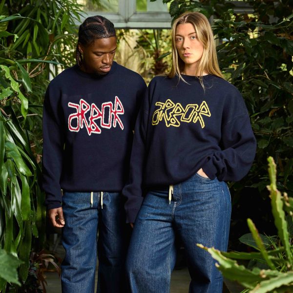 Arbor Antwerp Logo Knit Sweater Navy