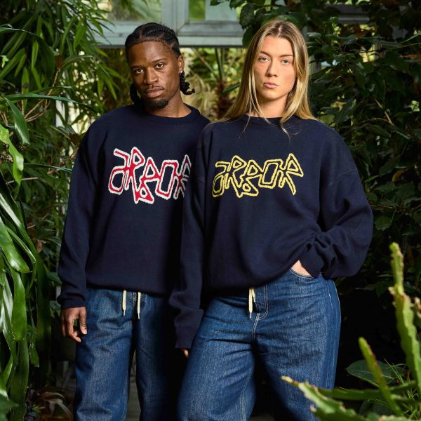 Arbor Antwerp Logo Knit Sweater Navy