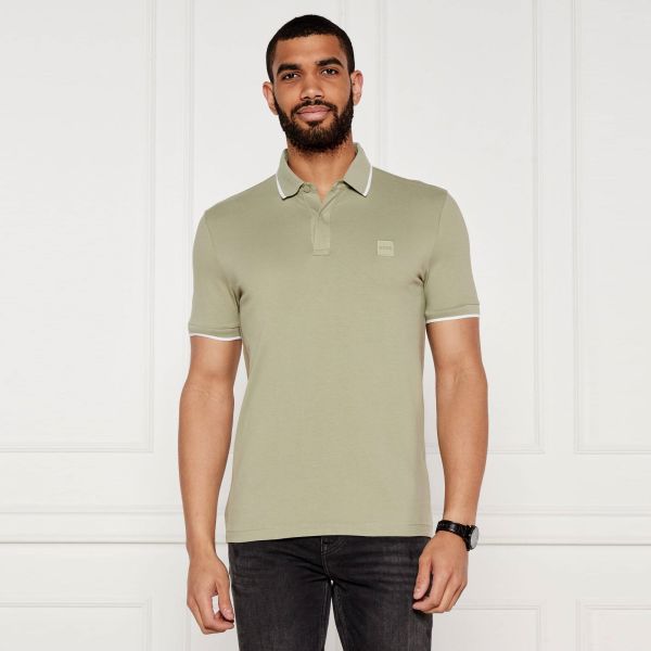 Boss Passertip Polo Licht Groen