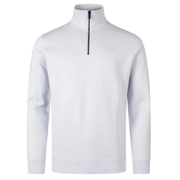 Boss Zetrust Half Zip Sweater Grijs