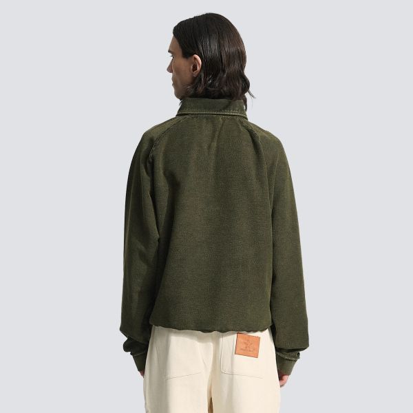 Bram's Fruit Chest Pocket Polo Sweater Donker Groen