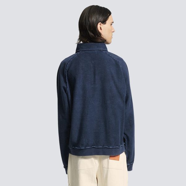Bram's Fruit Chest Pocket Polo Sweater Navy