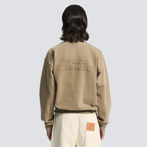 Bram’s Fruit Cut & Sew Gardening Sweater Beige