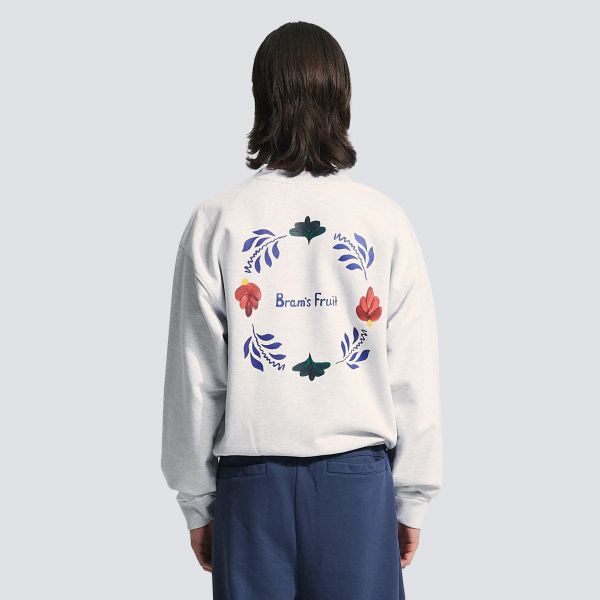 Bram's Fruit Flora Sweater Grijs