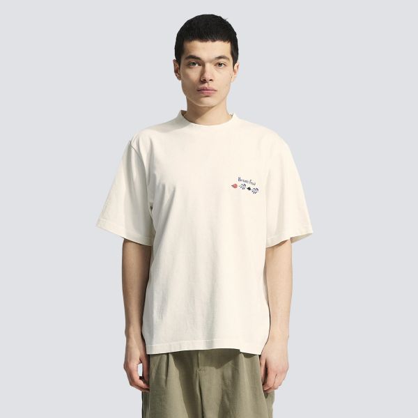 Bram's Fruit Flora T-shirt Wit