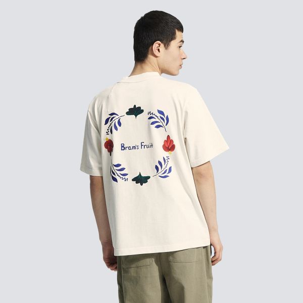 Bram's Fruit Flora T-shirt Wit
