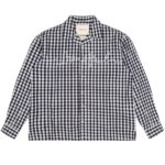 Bram's Fruit Garden Hose Chain Stitch Overshirt Zwart/Wit