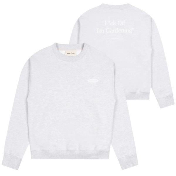 Bram's Fruit Gardening Distressed Sweater Grijs