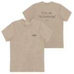 Bram’s Fruit Gardening Distressed T-shirt Beige
