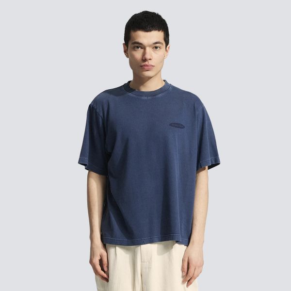 Bram’s Fruit Gardening Distressed T-shirt Navy