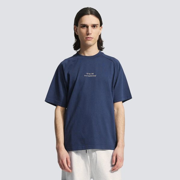 Bram’s Fruit Gardening Raglan T-shirt Donker Blauw